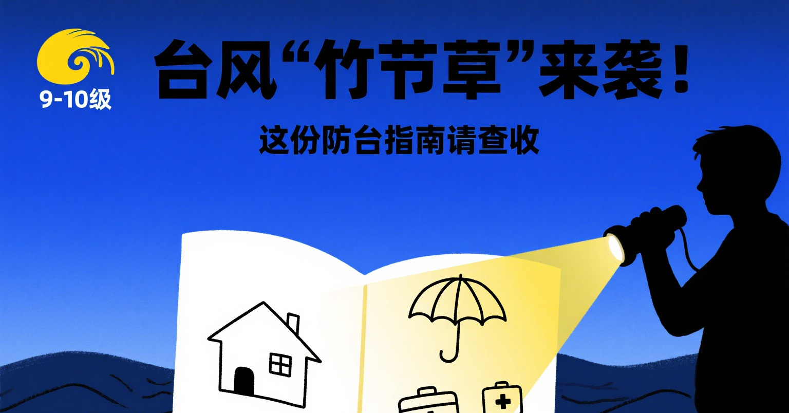 臺風(fēng) “竹節(jié)草” 來襲！這份防臺指南請查收